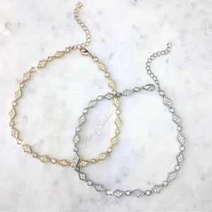 Two choker necklaces